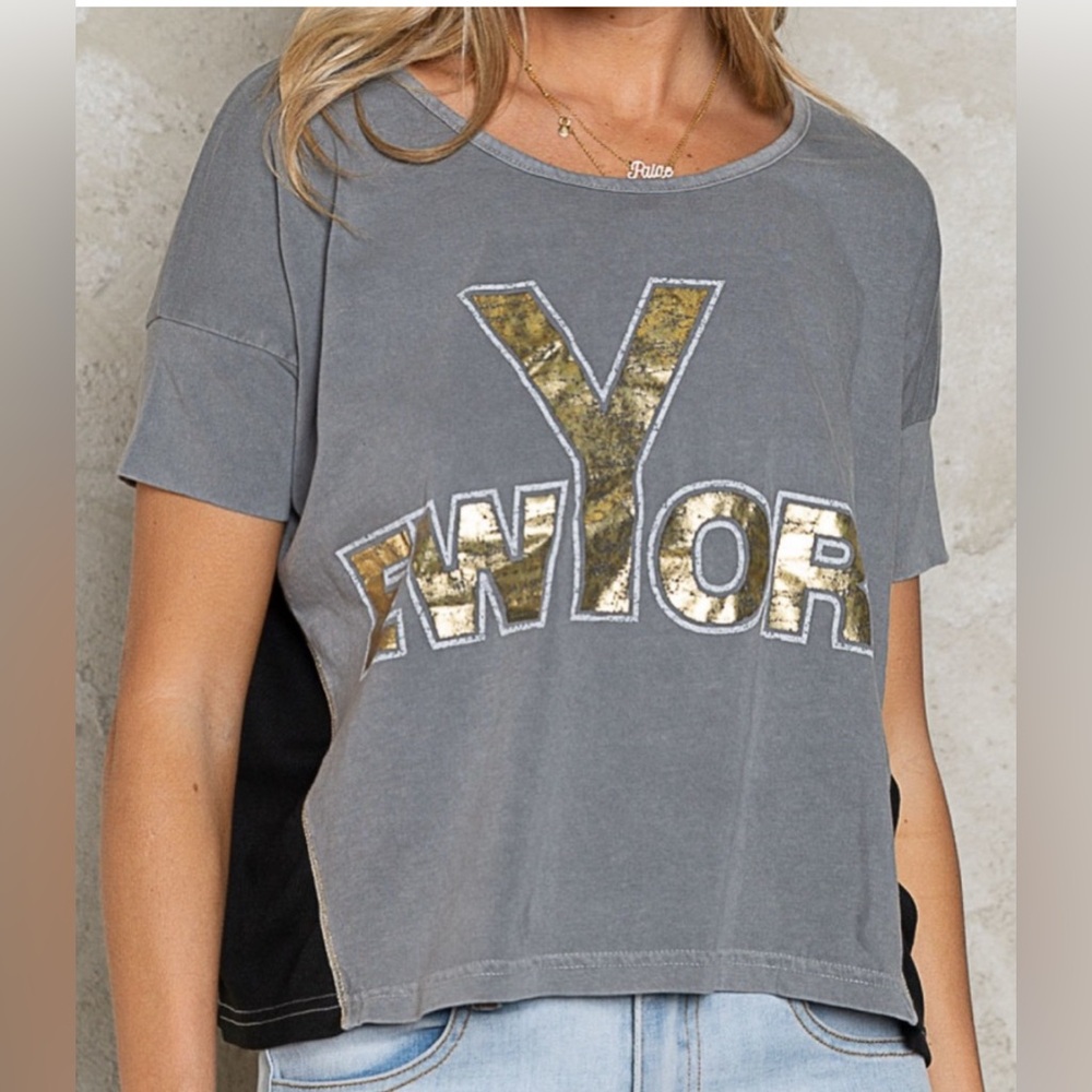 NWOT POL "New York" Crop Top Size Small